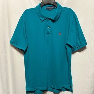 U.S. Polo Assn. Men's Aqua Polo Shirt